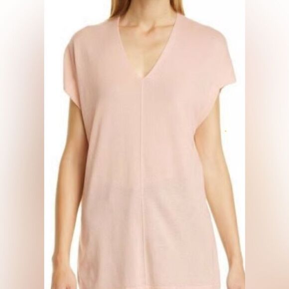 Nordstrom Signature Silk and Cashmere Knit Dolman Sleeve Top Size Large - Picture 3 of 11